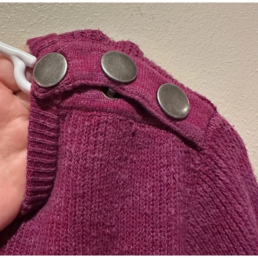 Free‎ People On Your Team Sweater Mini Dress Size XS - Purple/Pink